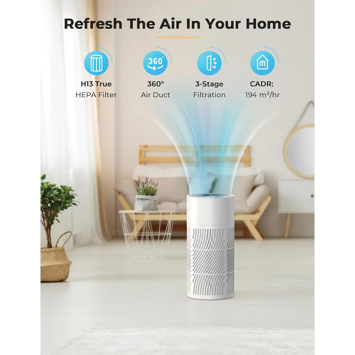 Nuwave OxyPure HEPA Air Purifier