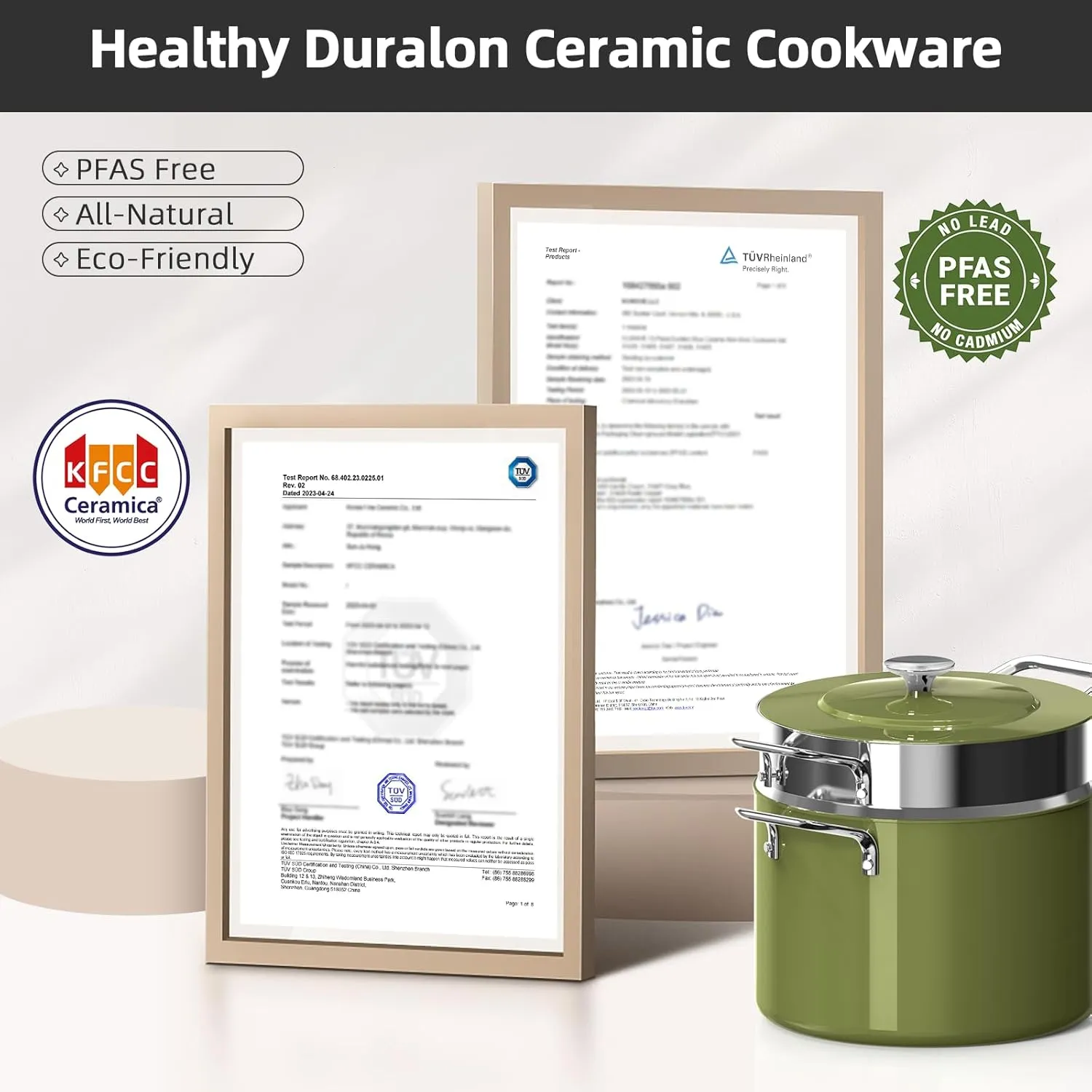 Duralon Blue Lux Non-Stick Cookware 13-Piece Set