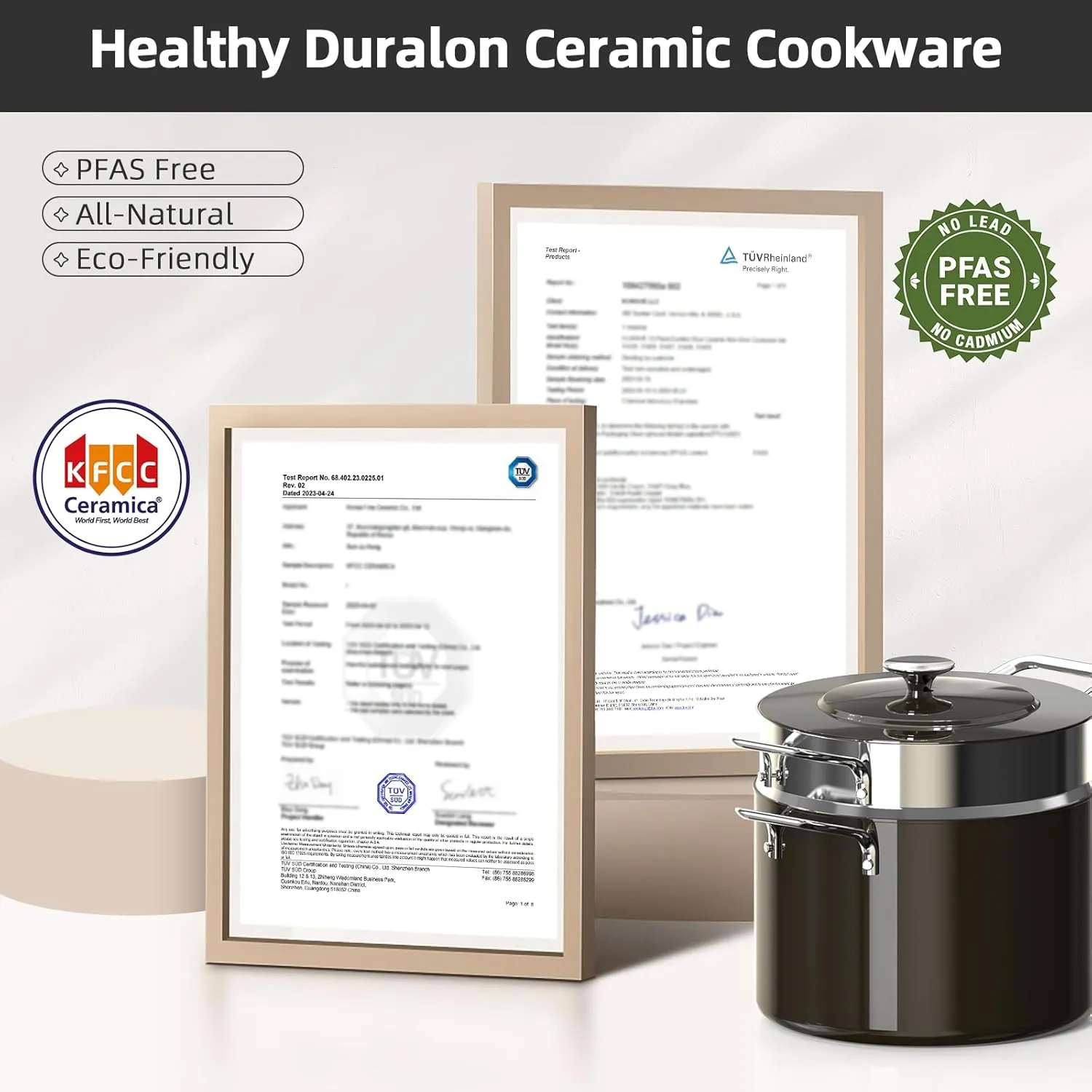 Duralon Blue Lux Non-Stick Cookware 13-Piece Set