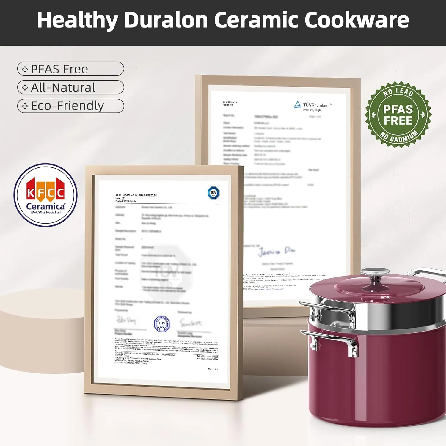 Duralon Blue Lux Non-Stick Cookware 13-Piece Set