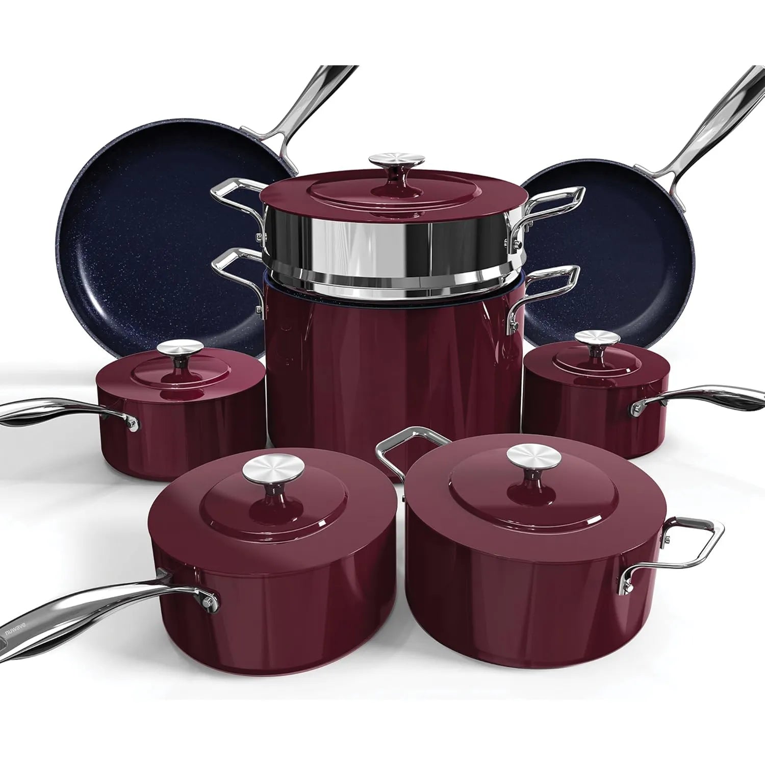 Duralon Blue Lux Non-Stick Cookware 13-Piece Set
