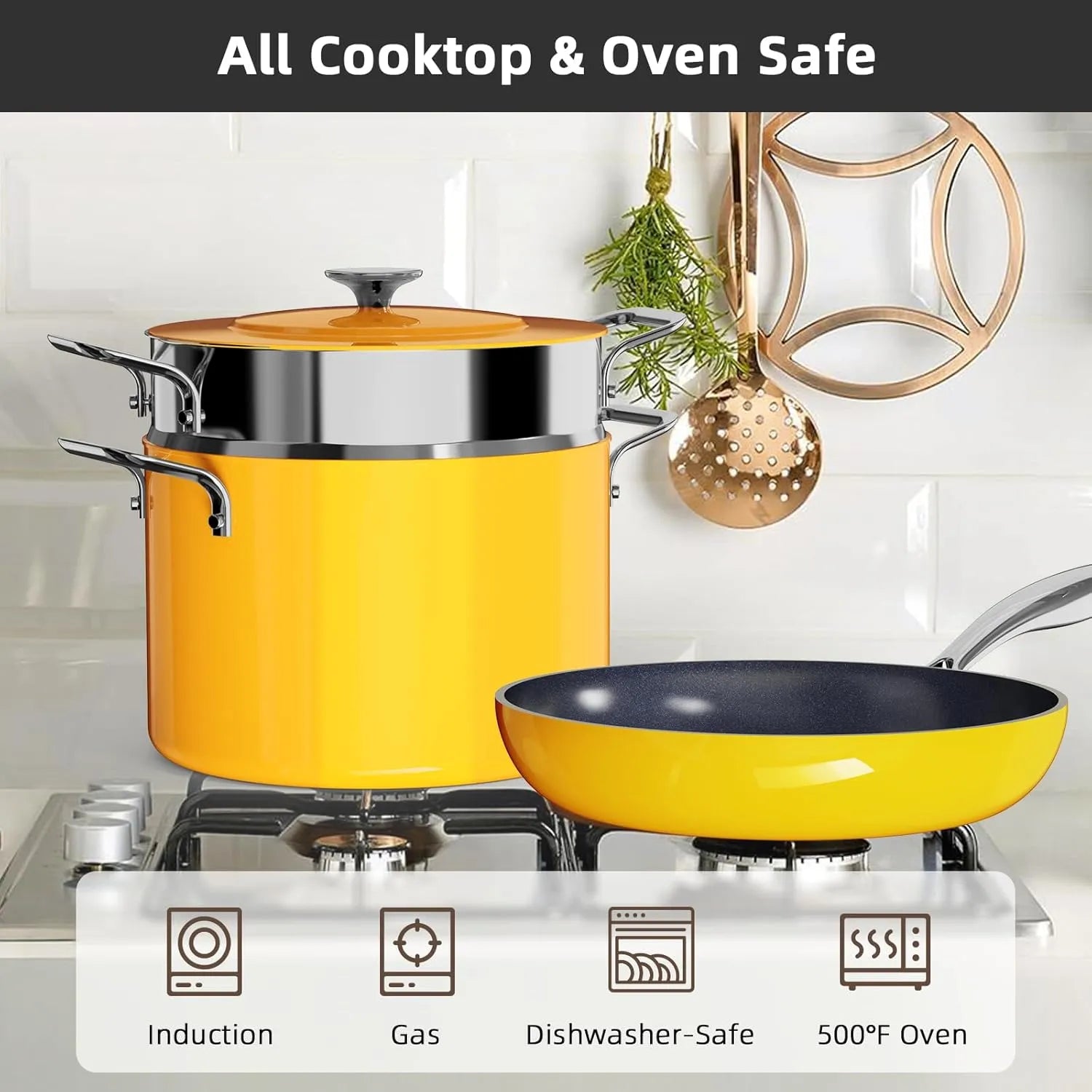 Duralon Blue Lux Non-Stick Cookware 13-Piece Set
