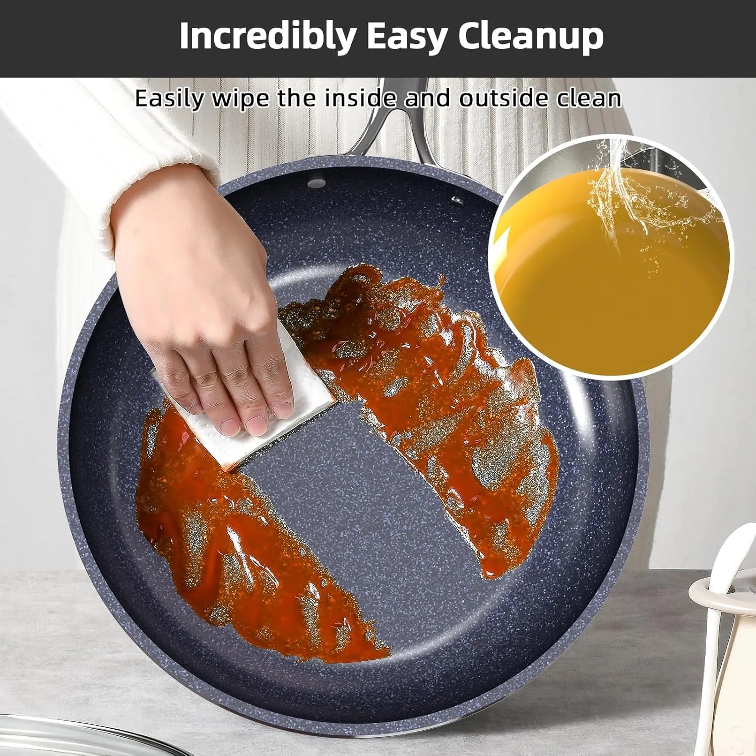 Duralon Blue Lux Non-Stick Cookware 13-Piece Set