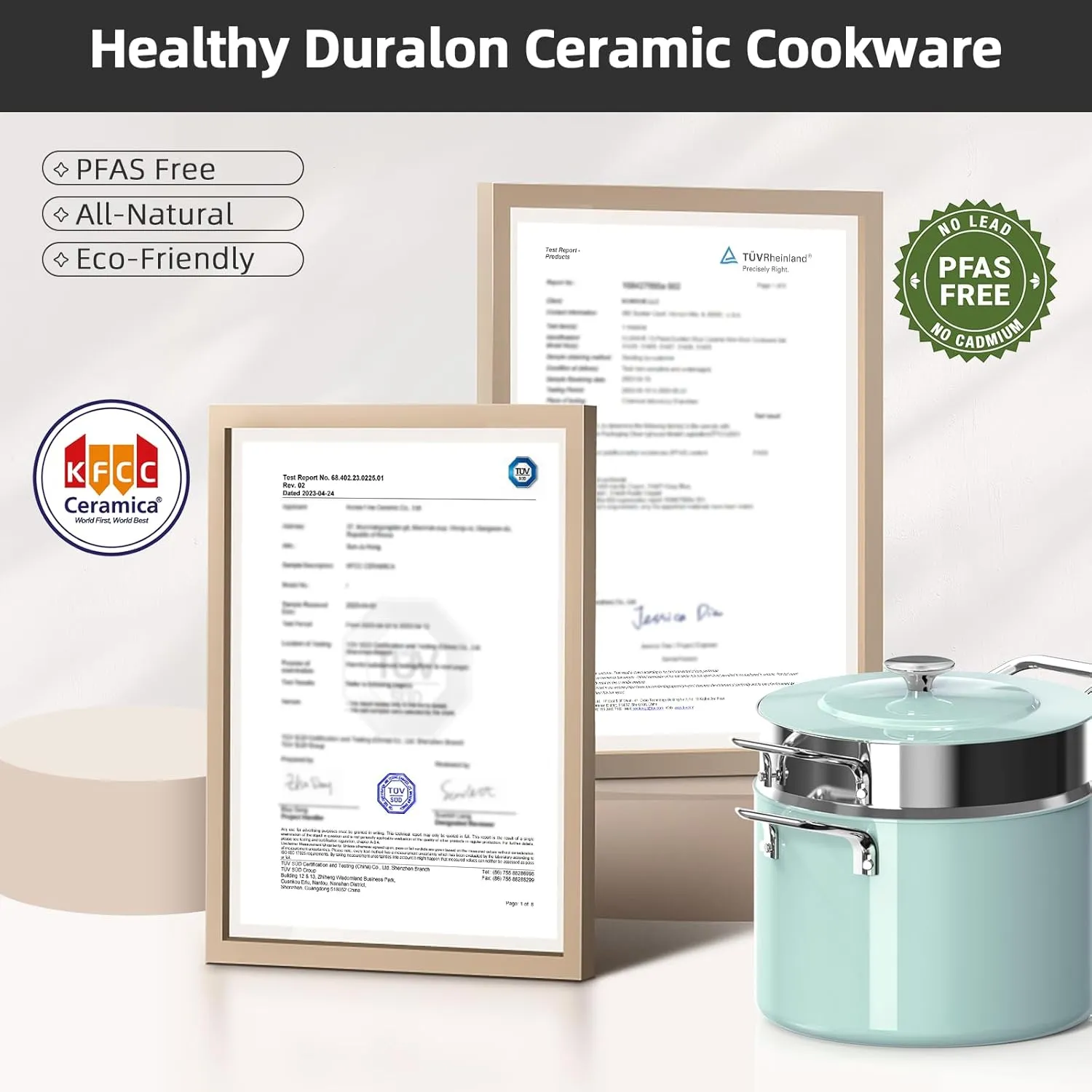 Duralon Blue Lux Non-Stick Cookware 13-Piece Set