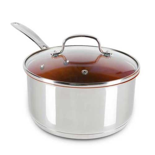 3-quart Stainless Steel Saucepan with Lid