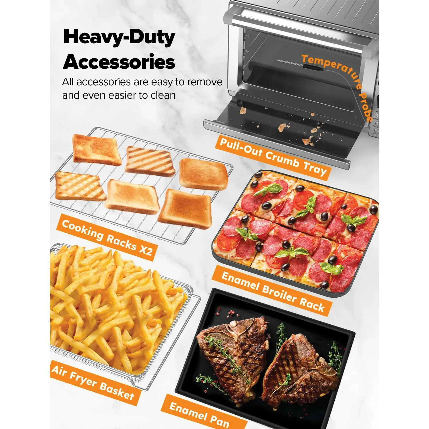 Nuwave Bravo XL Pro Smart Oven, Air Fryer & Grill 10 Nuwave Bravo XL Pro Smart Oven, Air Fryer & Grill