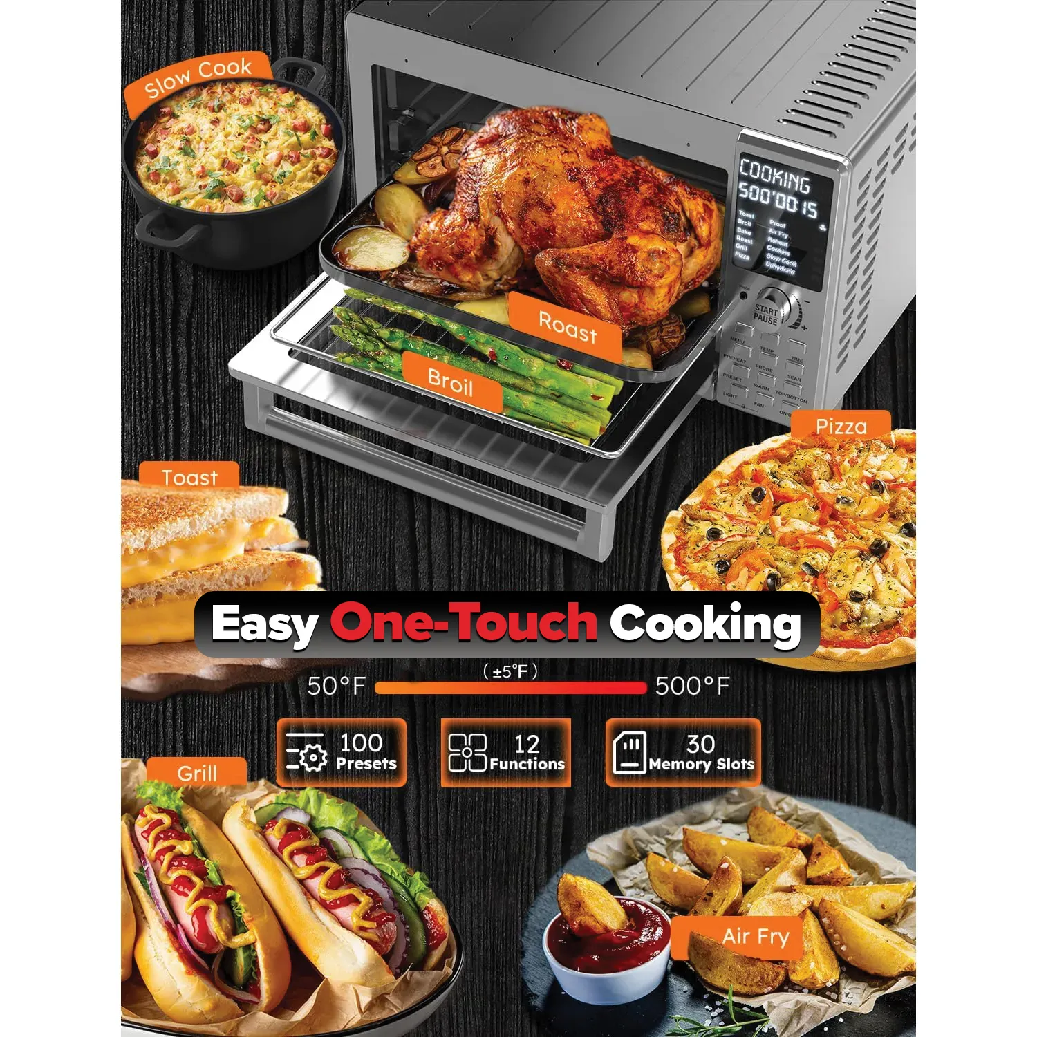 Nuwave Bravo XL Pro Smart Oven, Air Fryer & Grill 13 Nuwave Bravo XL Pro Smart Oven, Air Fryer & Grill