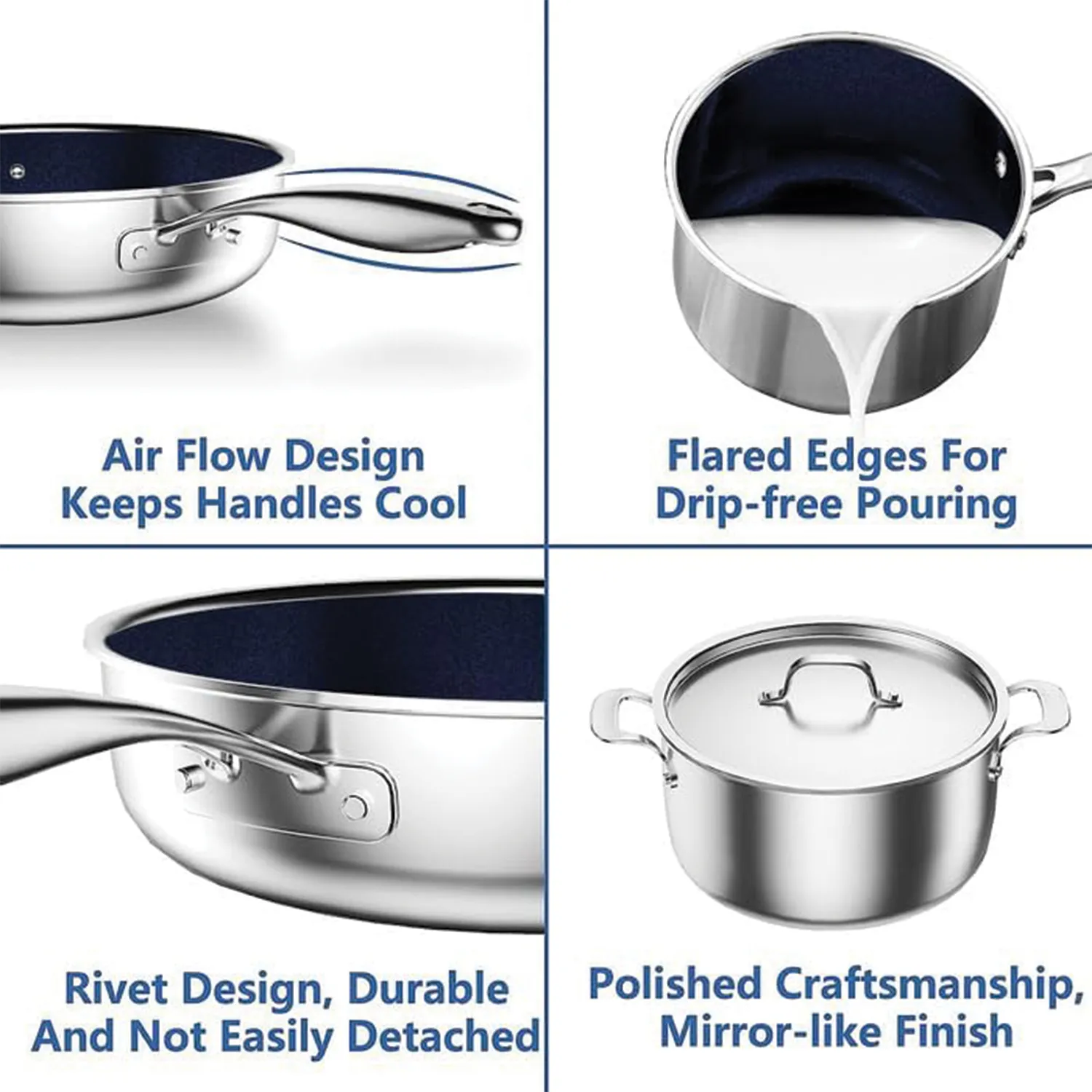 Nuwave Pro-Smart Cookware 9-Piece Set 6 Nuwave Pro-Smart Cookware 9-Piece Set