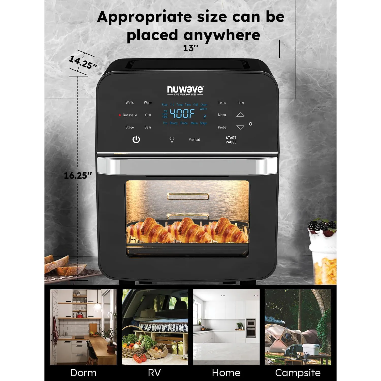 Nuwave Brio 15.5 QT Digital Air Fryer