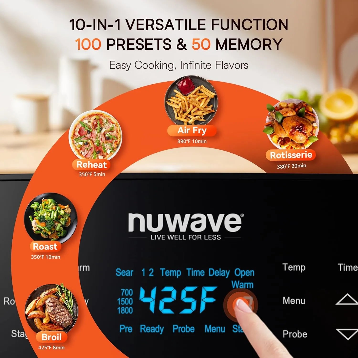 Nuwave Brio 15.5 QT Digital Air Fryer