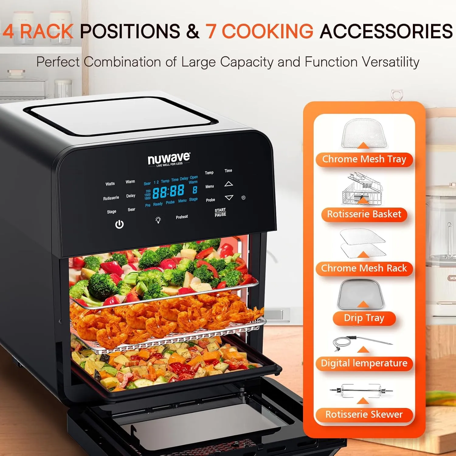 Nuwave Brio 15.5 QT Digital Air Fryer